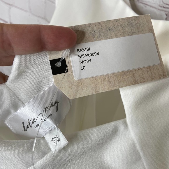 Katie May Bambi Gown Ivory White Womens US 10 New Wedding Bridal Engagement - Picture 8 of 9